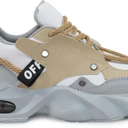 dartkick Trendy Air Sole Sneakers for Men | Breathable Casual Lace-Up Shoes Party Wear For Men image 4