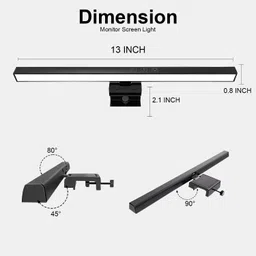 LIVVIOMART Adjustable Monitor Light Bar with Eye Protection for Desktop Use Flash image 3