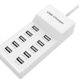 coolcold 10-Port Smart USB Ports for Multiple Devices USB Mobile Charger, USB Charging Station with Turbo Charging USB Charger-picture-26