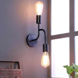 shoppeefry Catania Metal Novelty Wall Light (Black)-picture-38