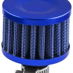 auto mt BLUE Universal Interface Bike CAR Air Filters Carbon 12Mm Air Intake Equipment. Turbo Charger image 3