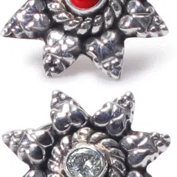 jsag Sterling Silver Plated Sterling Silver Nose Stud-picture-32
