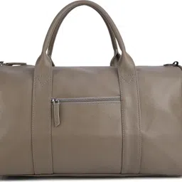 hrx by hrithik roshan 30 L Hand Duffel Bag - Faux Leather Stylish Weekend travel Duffle bag - Beige - Regular Capacity image 2