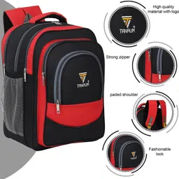 tanaum Travel School bag For Kids, 4thTo10th class 4 Partition Waterproof School Bag Waterproof School Bag image 5