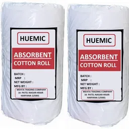 huemic Cotton Roll 400g X 2 Roll Net Preimium Quality For First Aid, Medical, Hospital Gauze Medical Dressing-picture-18