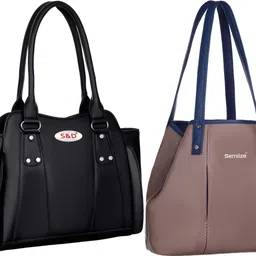 semiize Women Multicolor, Black Shoulder Bag image 1