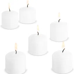 auradecor Set of 6 Jasmine Fragrance Votive Candle Candle image 2
