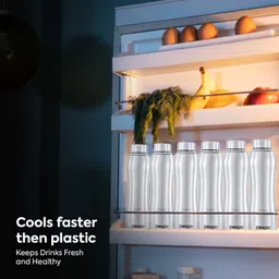 pexpo BISTRO Stainless Steel Leakproof Fridge Water Bottle Home & Kitchen, Office 1000 ml Bottle image 4