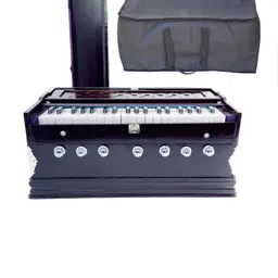 maga mart 39 Keys, 7 Stopper 3.2 Octave Hand Pumped Harmonium With Bag 3.2 Octave Hand Pumped Harmonium-picture-46
