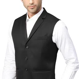 rocksy Solid Men Waistcoat image 3