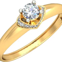 avsar AVR712YB 14kt Cubic Zirconia Yellow Gold ring-picture-34