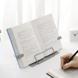 cheferyn METAL BOOK STAND BLACK Metal Open Book Shelf image 4