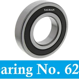 sinal Pack of 2 Ball Bearing 6208 2RS with 40mm inner and 80mm outer (BER30.1) Wheel Bearing image 2