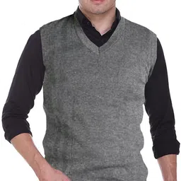 becooper Men Solid V Neck Multicolor Sweater-picture-44