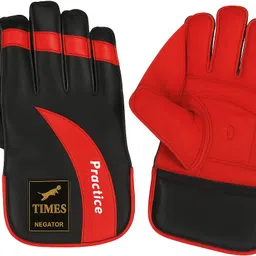 vinex Cricket Wicket Keeping Gloves - Practice Series | Durable Leather Material Wicket Keeping Gloves-picture-34