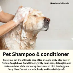 neechems nebula Dog Shampoo Itch Relief, Conditioning, Anti-Bacterial Tough Love Dog Shampoo for Deep Dirt Cleaning and Deodorizing sulphate free Dog Shampoo image 5