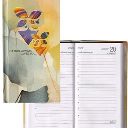 milistore 2026 pocket Size long diary, Hard bound, (Cover design may vary/Sunday Half) Pocket-size Diary Ruled 336 Pages-picture-18