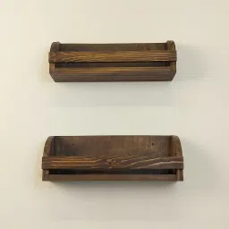 symplify Erik Wooden Wall Shelf Organiser image 8