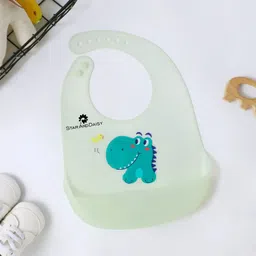 staranddaisy Soft Silicone Waterproof Baby Bib with Adjustable Buttons for Mess-Free Feeding-picture-37