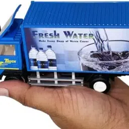 woozee MINIATURE MART-FRESH WATER CARRIER TRUCK Pull Back Action Toy For Kids image 5