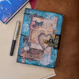 nizam handcraft HANDMADE DIARY A5 Diary UNRULED 200 Pages-picture-29