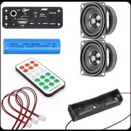 eastra QAULITY Speaker Kit with Bluetooth Board, Built-in Ampl-EHK3319 Sound Recorder and Sound Circuit Electronic Hobby Kit-picture-22