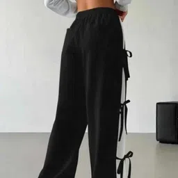 kronmenien Pack of 2 Women Regular Fit Multicolor Lycra Blend Trousers image 2