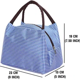 pinkmpire Insulated Small Reusable Tote Picnic Lunch Tiffin Bag Aluminium Foil Cover Waterproof Lunch Bag image 4