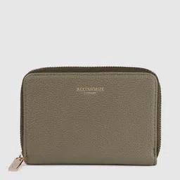 Accessorize Women Olive Green Faux Leather Mid Sized Zip Around Wallet-picture-32