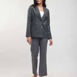 fablestreet Single Breasted Blazer/Coat - Grey image 3