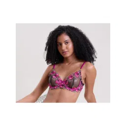 Mysthelle Iris Embroidered Balconette Bra image 3