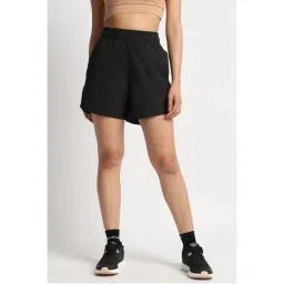 Reebok Women Black Shorts-image-49
