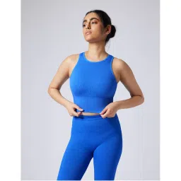 FEIER Blue Flexrib Power Sports Bra-picture-28
