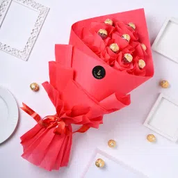 Crimson Bouquet of Ferrero Delights-picture-53