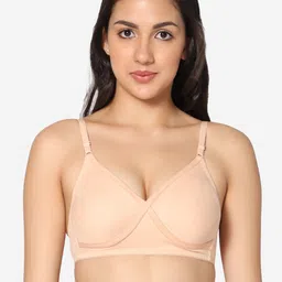 In Care Pack Of 2 Full Coverage Non Padded Pure Cotton T-shirt Bras With All Day Comfort image 5