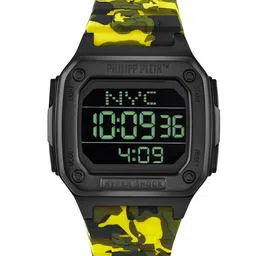 PHILIPP PLEIN Unisex  Stainless Steel Dail Bracelet Style Straps Digital Watch PWHAA1722-image-40