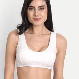Aimly Pack Of 2 Non-Padded Non-Wired Seamless Cotton Workout Bra With All Day Comfort image 3