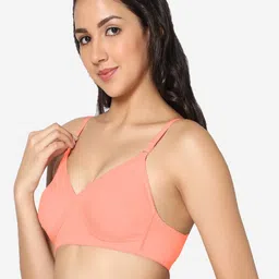 In Care Pack Of 2 Full Coverage Non Padded Pure Cotton T-shirt Bras With All Day Comfort image 2