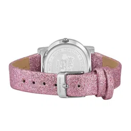 Kool Kidz Unisex Kids Multicoloured Printed Dial & Pink Leather Straps Analogue Watch KOOL KIDZ KK 106 image 4