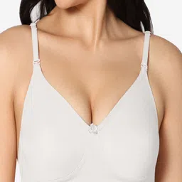 In Care Pack Of 2 Full Coverage Non Padded Pure Cotton T-shirt Bras With All Day Comfort image 3
