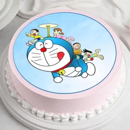Doraemon Fam Cartoon Cake-image-21