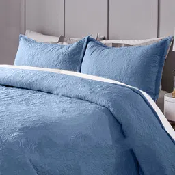 LABHAM Sensation Ultrasonic Quilted 300TC King Bed Cover with 2 Pillow Covers image 4