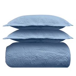 LABHAM Sensation Ultrasonic Quilted 300TC King Bed Cover with 2 Pillow Covers image 3