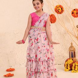 pspeaches Girls Printed Ready to Wear Lehenga Choli-picture-23