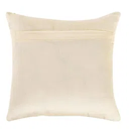 SOKNACK White & Yellow Set of 5 Geometric Square Cushion Covers image 3