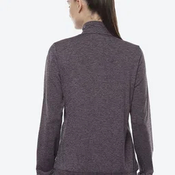 ASICS Mock Collar Heather Jacket image 2