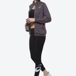 ASICS Mock Collar Heather Jacket image 5