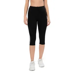 Amante Black High Rise Energize Active Capri-image-53