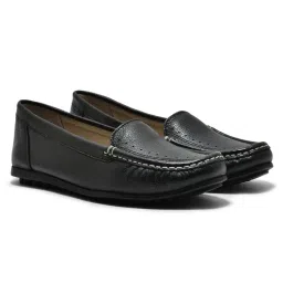 WOODLAND Women's Black Loafers-picture-28