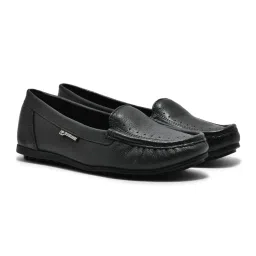WOODLAND Women's Black Loafers-picture-27